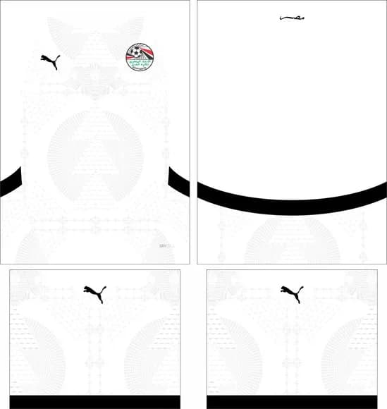 Arte Vetor Camisa Egito Visita 2024-2025