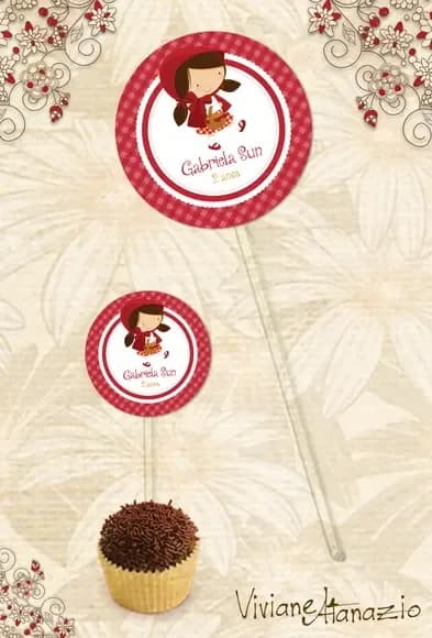 Topper Chapeuzinho Vermelho - 00101