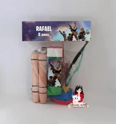 Kit Lembrancinha com Bolha de Sabão Fortinite