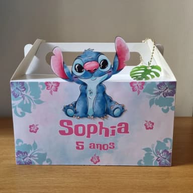 Maleta Personalizada Lembrancinha Stitch