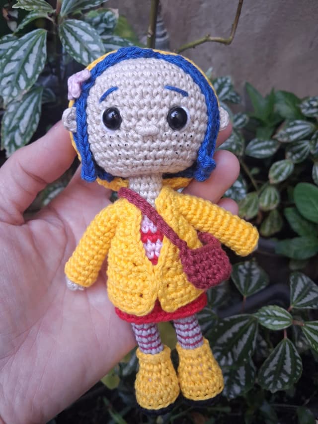 Coraline amigurumi CoralineJones Boneca
