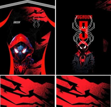Arte Vetor Camisa Interclasse Homem Aranha 326