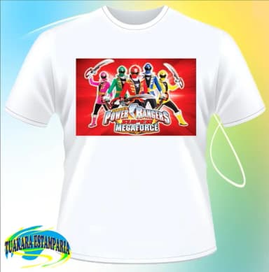 Camiseta Power Rangers