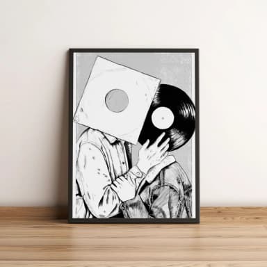 Quadro Casal Vinil 89