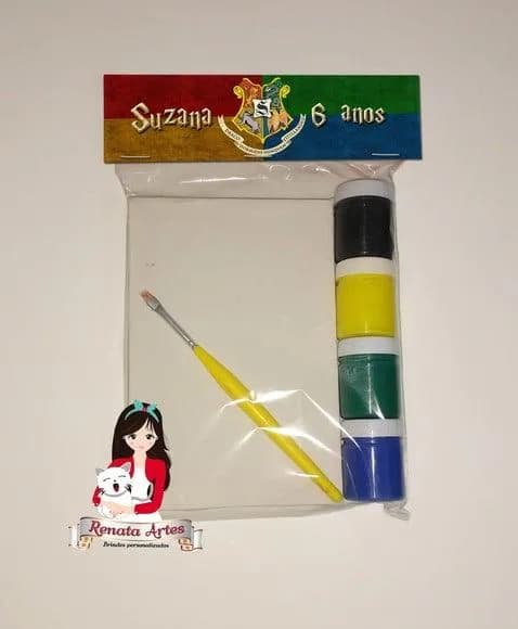 Kit Pintura Personalizado Harry Potter Casas