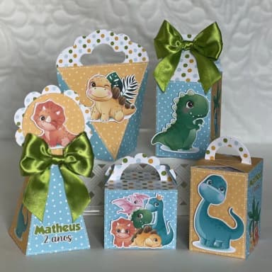 Kit 60 Lembrancinhas Dino Baby