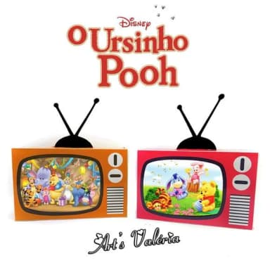 Caixa Tv Ursinho Pooh