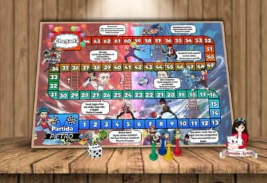 Tabuleiro Educativo Personalizado Beyblade