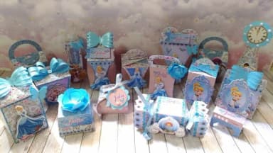 Kit 30 Lembrancinhas Cinderela