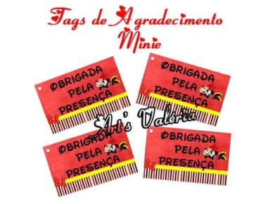 Tag de Agradecimento da Minie