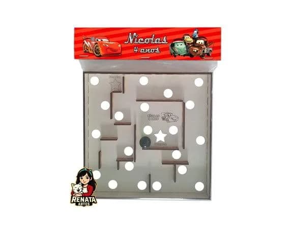 Labirinto Personalizado Lembrancinha Carros