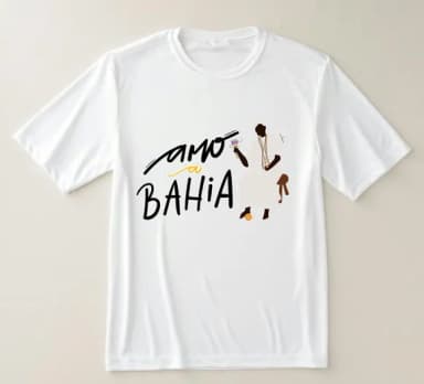 Camiseta Amo a Bahia