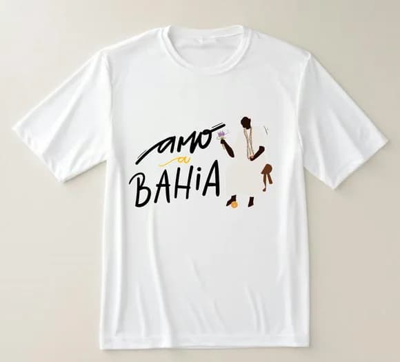 Camiseta Amo a Bahia
