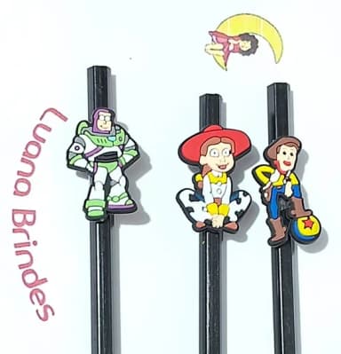 Lápis C/ponteira Toy Story Emborrachado Pacote com 6 Unidade