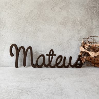 Letras Personalizadas para o Quarto do Bebê - Nicho ou Praleteira