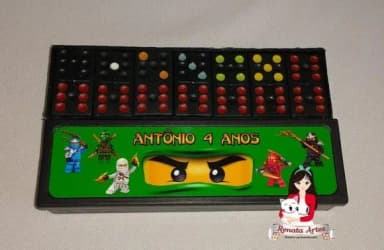 Dominó Personalizado Ninjago Verde
