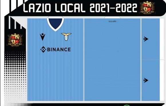 Vetor Da Camisa Lazio Local 2021-2022