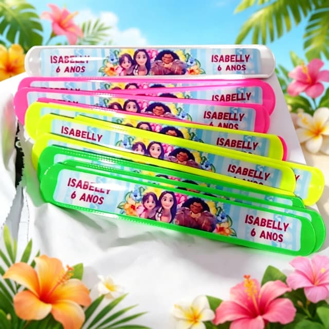 Pulseira Bate e Enrola da Moana