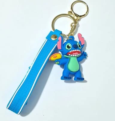 Chaveiro Stitch 5,8cm Emborrachado 1 Unidade