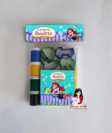 Kit Artes Personalizado a Pequena Sereia Ariel