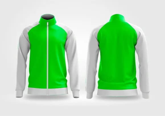 Mockup Jaqueta Moletom Coreldraw -yellow