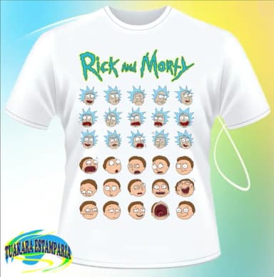 Camiseta Rick And Morty 03
