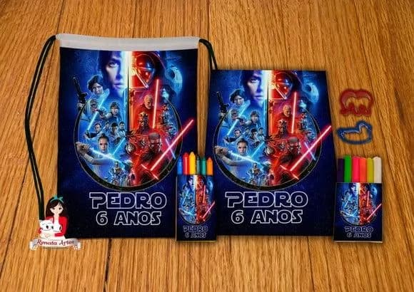 Kit Passatempo Personalizado na Mochila Star Wars
