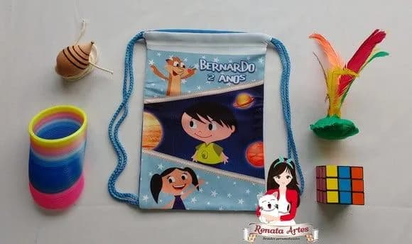 Mochila Brinquedos Retrô Tema o Show da Luna