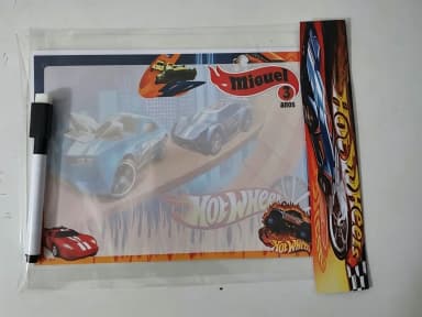 Lousa Magica Infantil Personalizada Hot Wheels