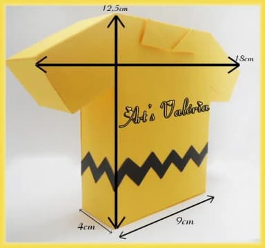 Caixinha Camisa do Charlie Brown