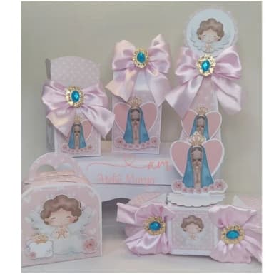 Kit 60 Lembrancinhas - Batizado