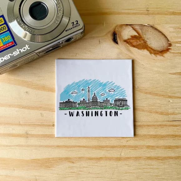 Imãs Decorativos - Washington