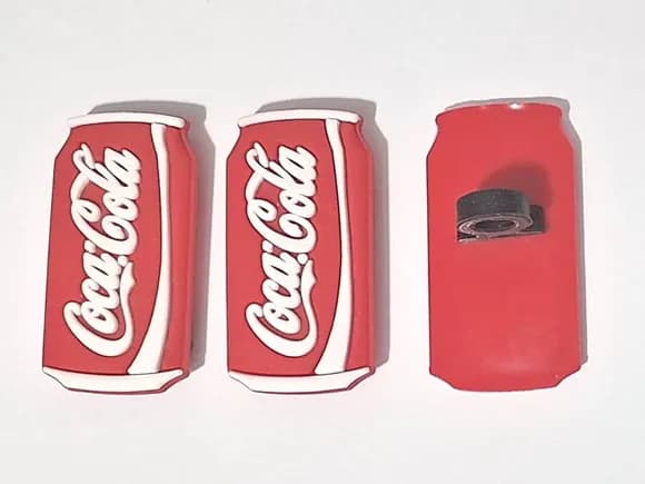 Ponteira P/lápis Coca Cola Emborrachado Pacotes C/6 Unidades
