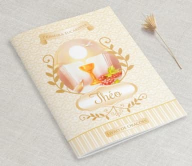 Lembrança Para 1 Comunhão - Livro De Orações
