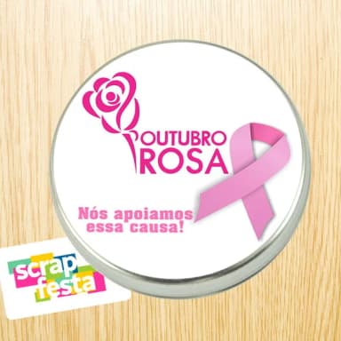 Latinhas Personalizadas Outubro Rosa