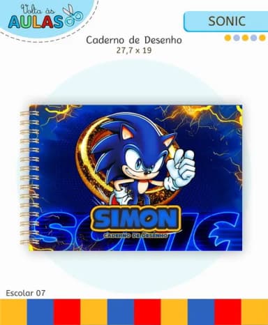 Caderno de Desenho- Qualquer Tema