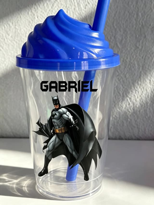 Copo Tampa Chantilly Personalizado do Batman