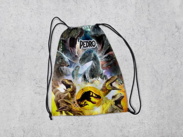 Mochilinha Personalizada Dinossauros