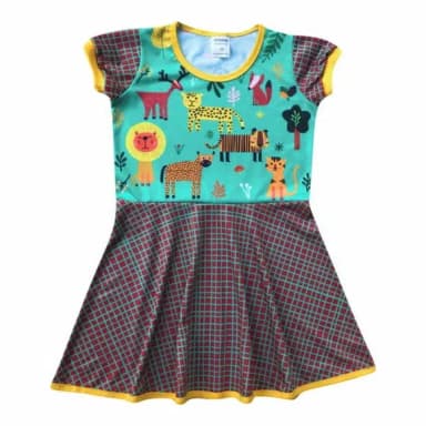Vestido Infantil Animais