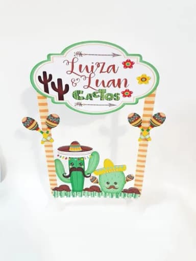 Topo de Bolo Personalizado