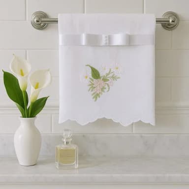 Pronta Entrega Toalha de Lavabo Luxo