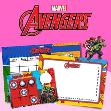 Kit Jogos Personalizados ( Lousa, Stop, Forca ou Velha )
