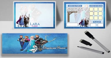 Lousa Magica Infantil Personalizada da Frozen