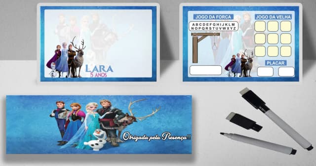 Lousa Magica Infantil Personalizada da Frozen