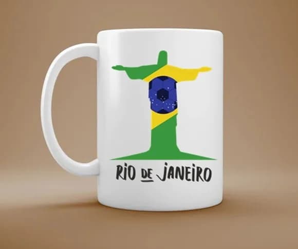 Caneca Rio de Janeiro - Lembrança do Cristo Redentor