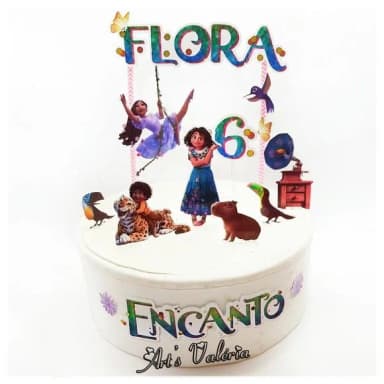 Topo de Bolo Encanto