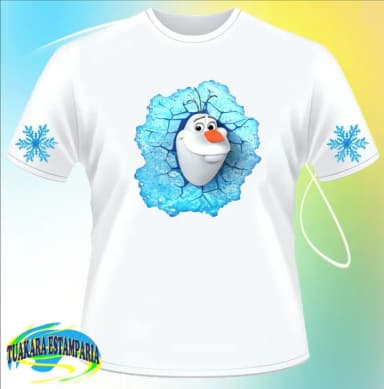 Camiseta Cabeça do Olaf