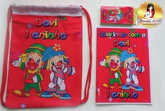 Kit Colorir na Mochila Patati Patatá