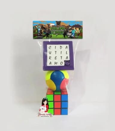 Kit Desafio Personalizado Minecraft