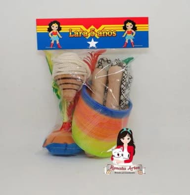 Kit Boa Infância Completo Tema Mulher Maravilha Baby